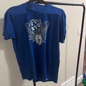 Blue Graphic Men's Shirt with Sailor Logo